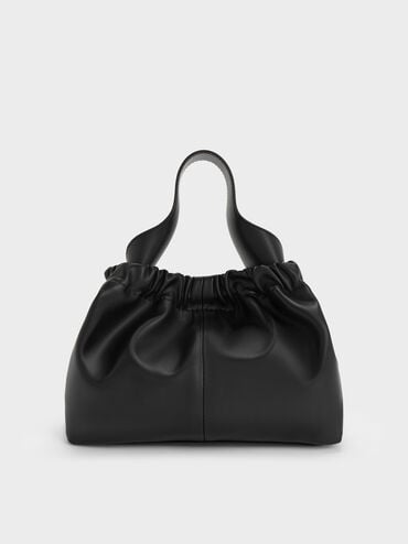 شنطة بمقبض سلسلة, أسود, hi-res