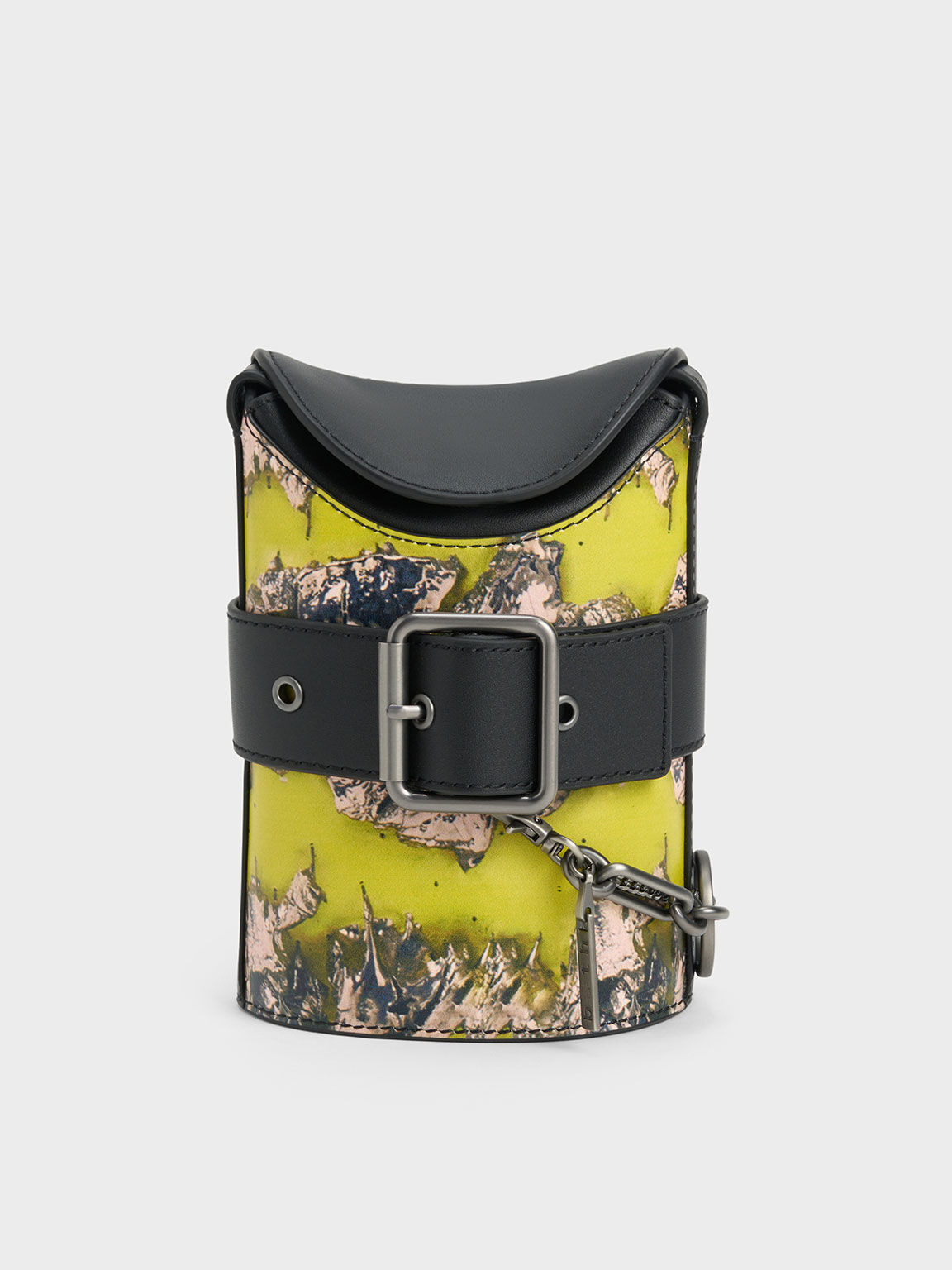 Jules Leather Belted Bucket Bag, Multi, hi-res