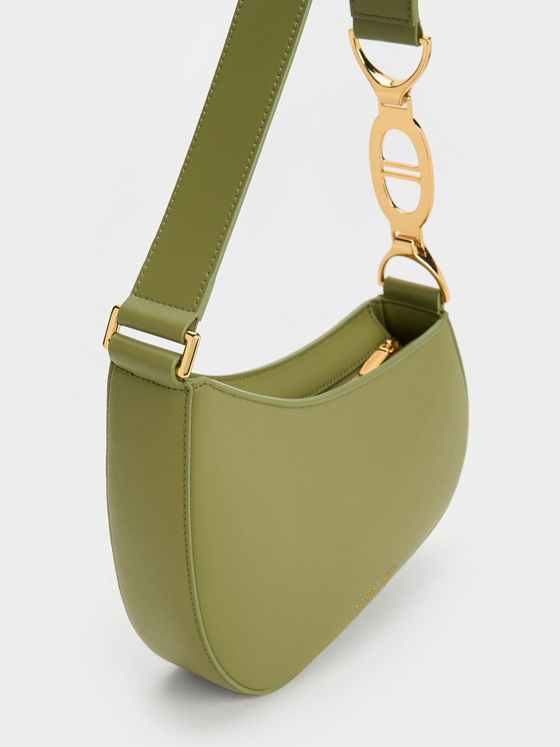 Charles and keith olive green bag hotsell