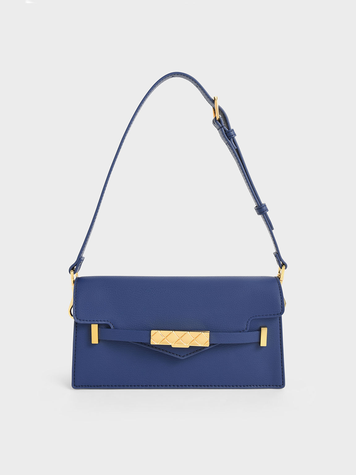 Navy Mini Sabrina Envelope Shoulder Bag CHARLES KEITH SA