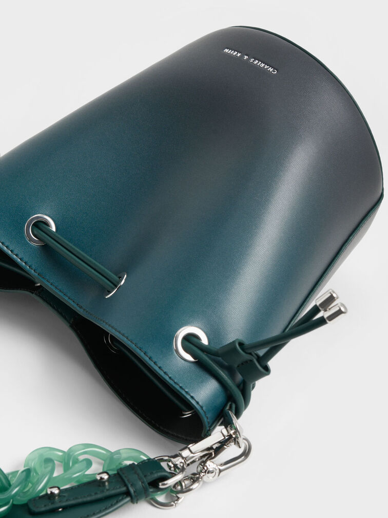 حقيبة باكيت "لانا", لون أخضر, hi-res
