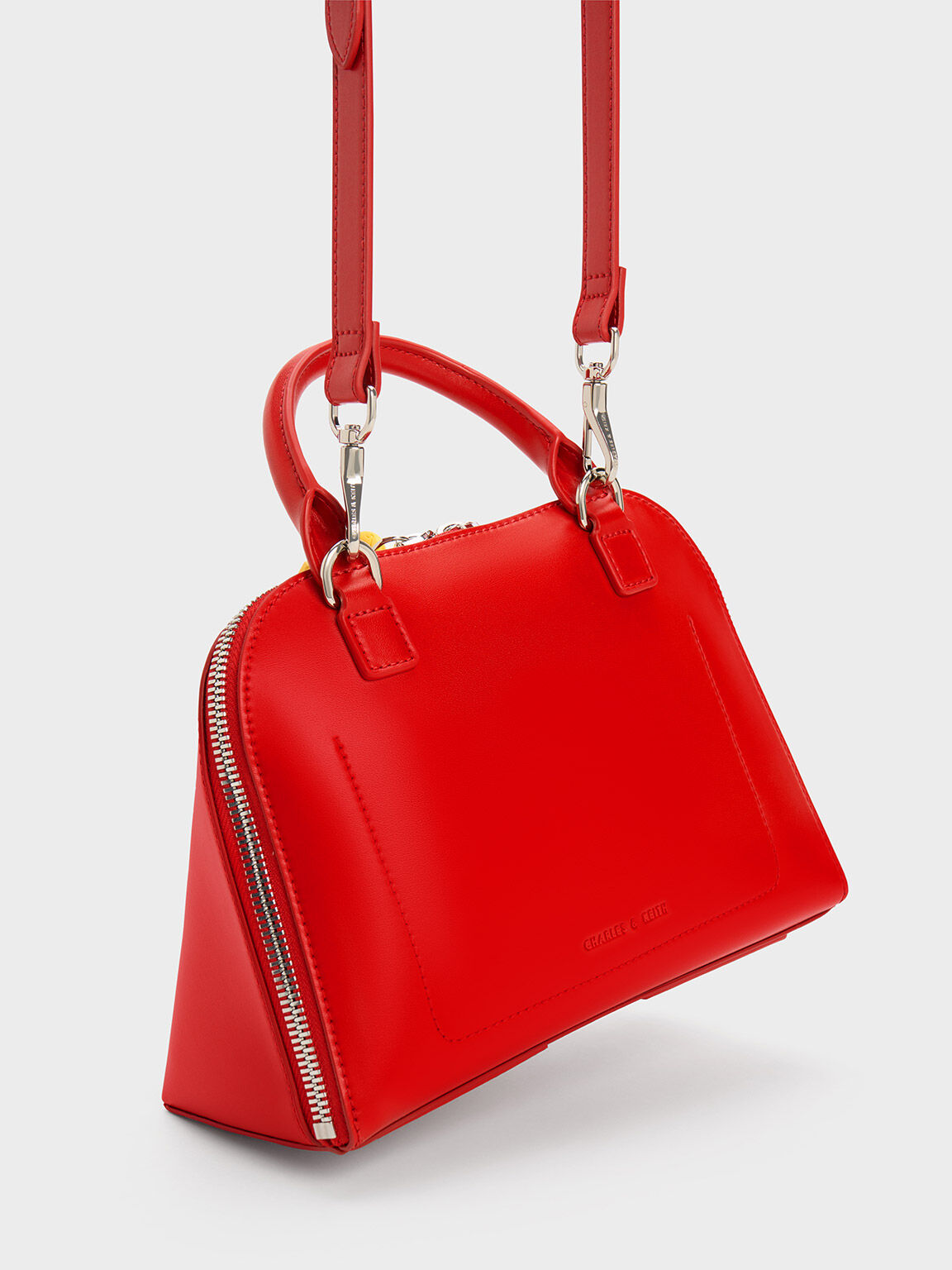 Red Carey Bowling Bag CHARLES KEITH SA