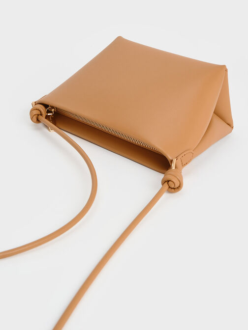 Midori Geometric Crossbody Bag, Camel, hi-res