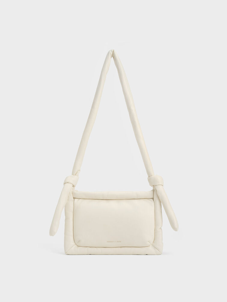 Errya Puffy Crossbody Bag, Cream, hi-res