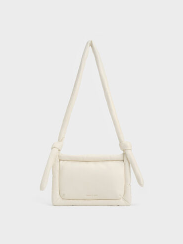 Errya Puffy Crossbody Bag, Cream, hi-res