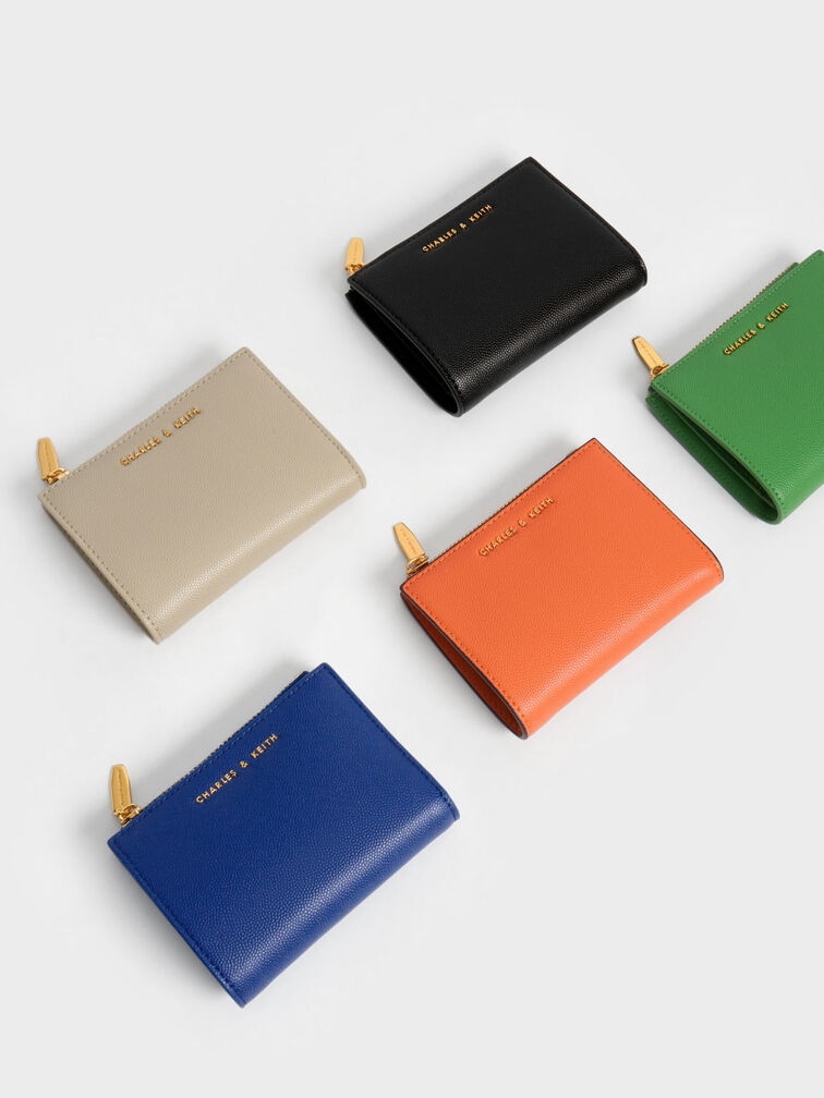 Harmonee Top Zip Small Wallet, Cerulean, hi-res
