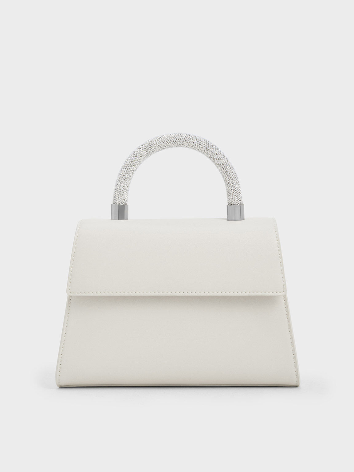 White top handle bag discount
