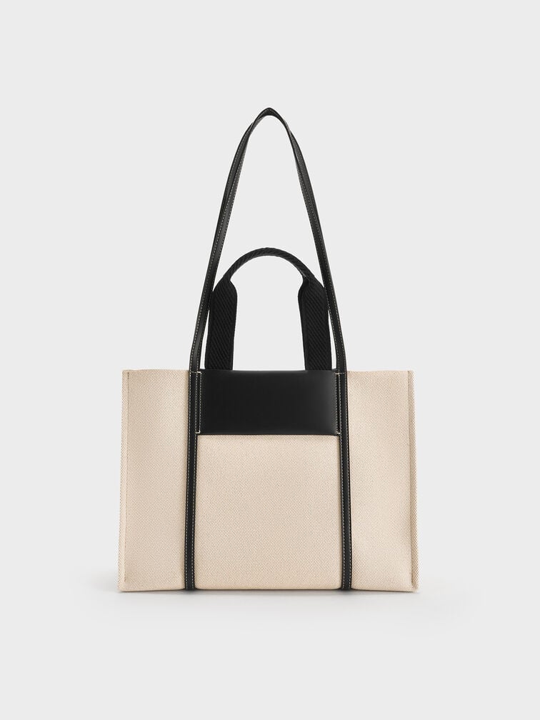 Shalia Canvas Tote Bag, , hi-res