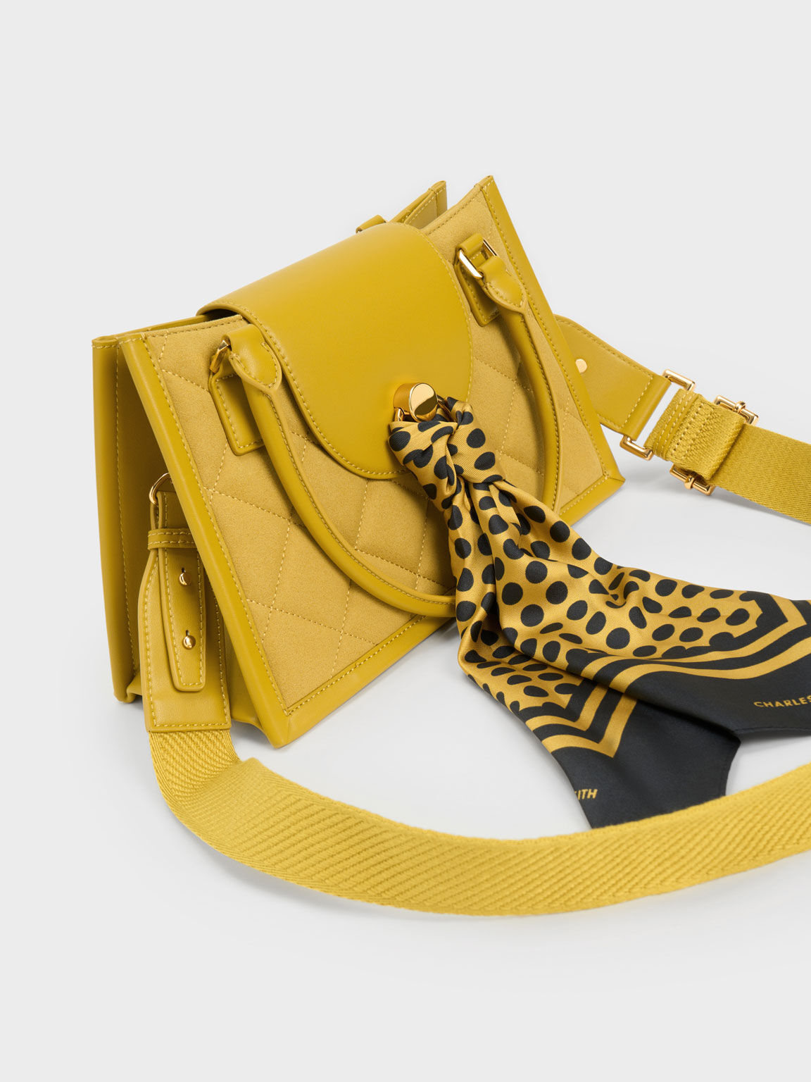 Charles and keith mustard bag shop
