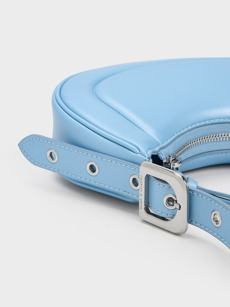حقيبة الكتف المنحنية بترا, أزرق, hi-res