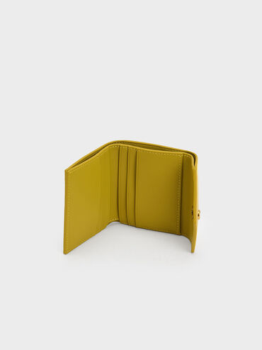 Marlowe Short Envelope Wallet, Mustard, hi-res