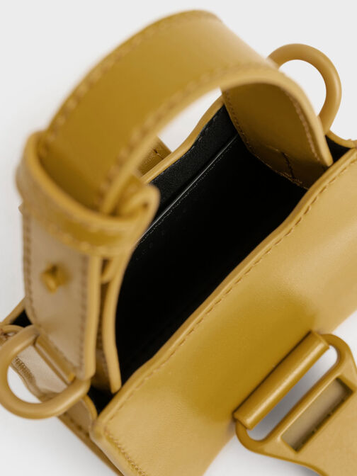 Ivy Top Handle Mini Bag, Mustard, hi-res