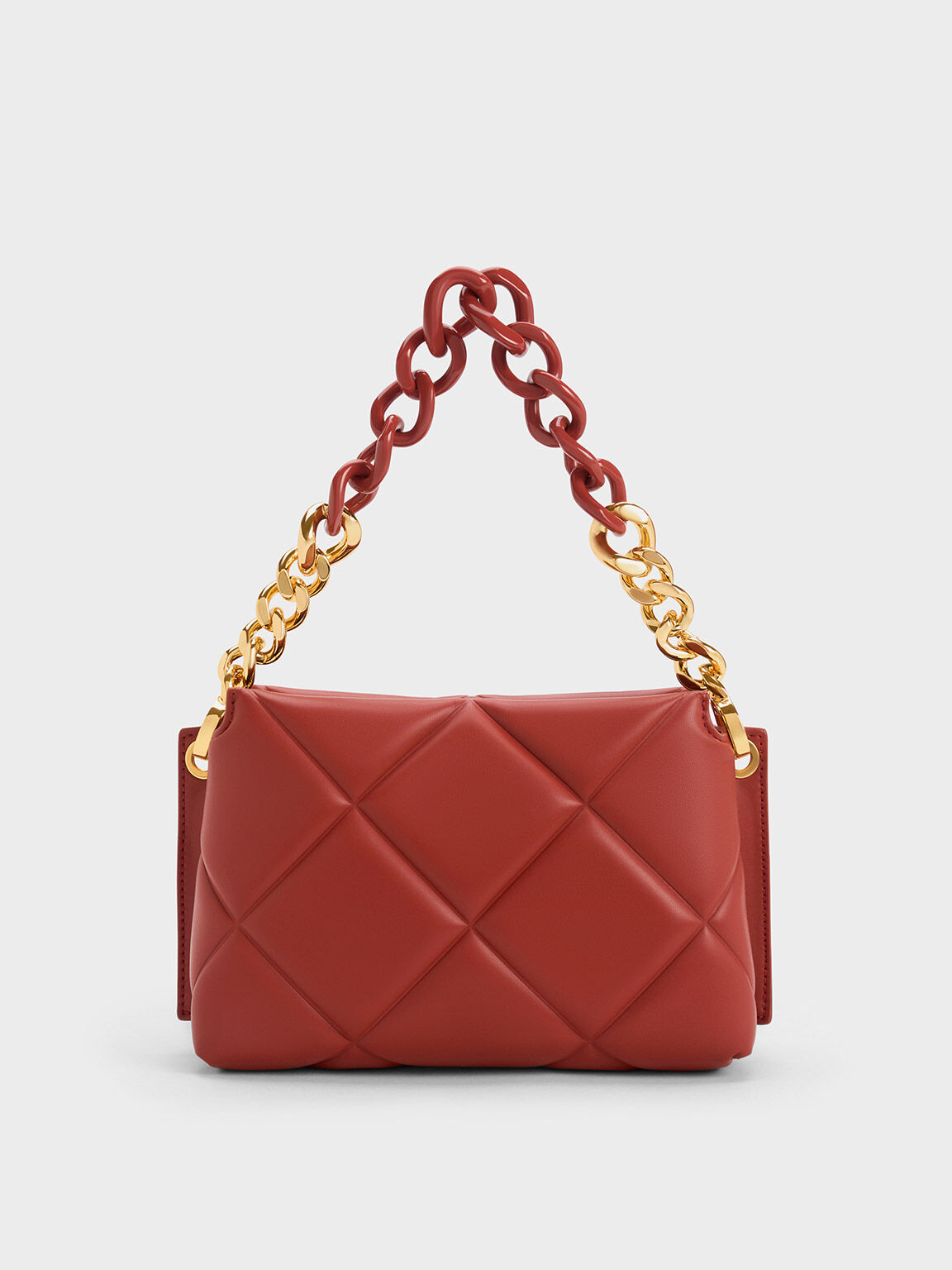 Brick Danika Chunky Chain Padded Bag CHARLES KEITH SA