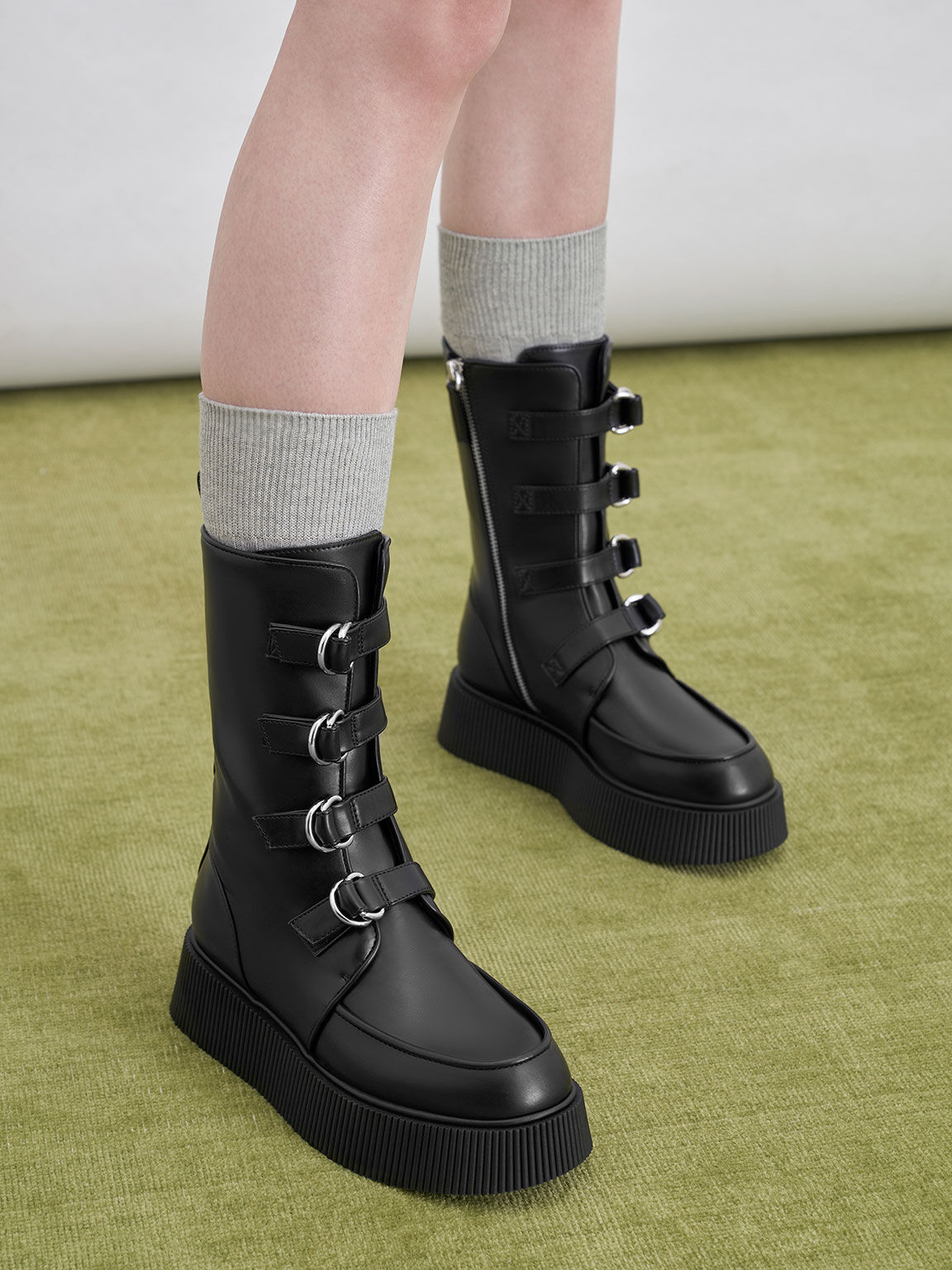Buckle platform boots 2025