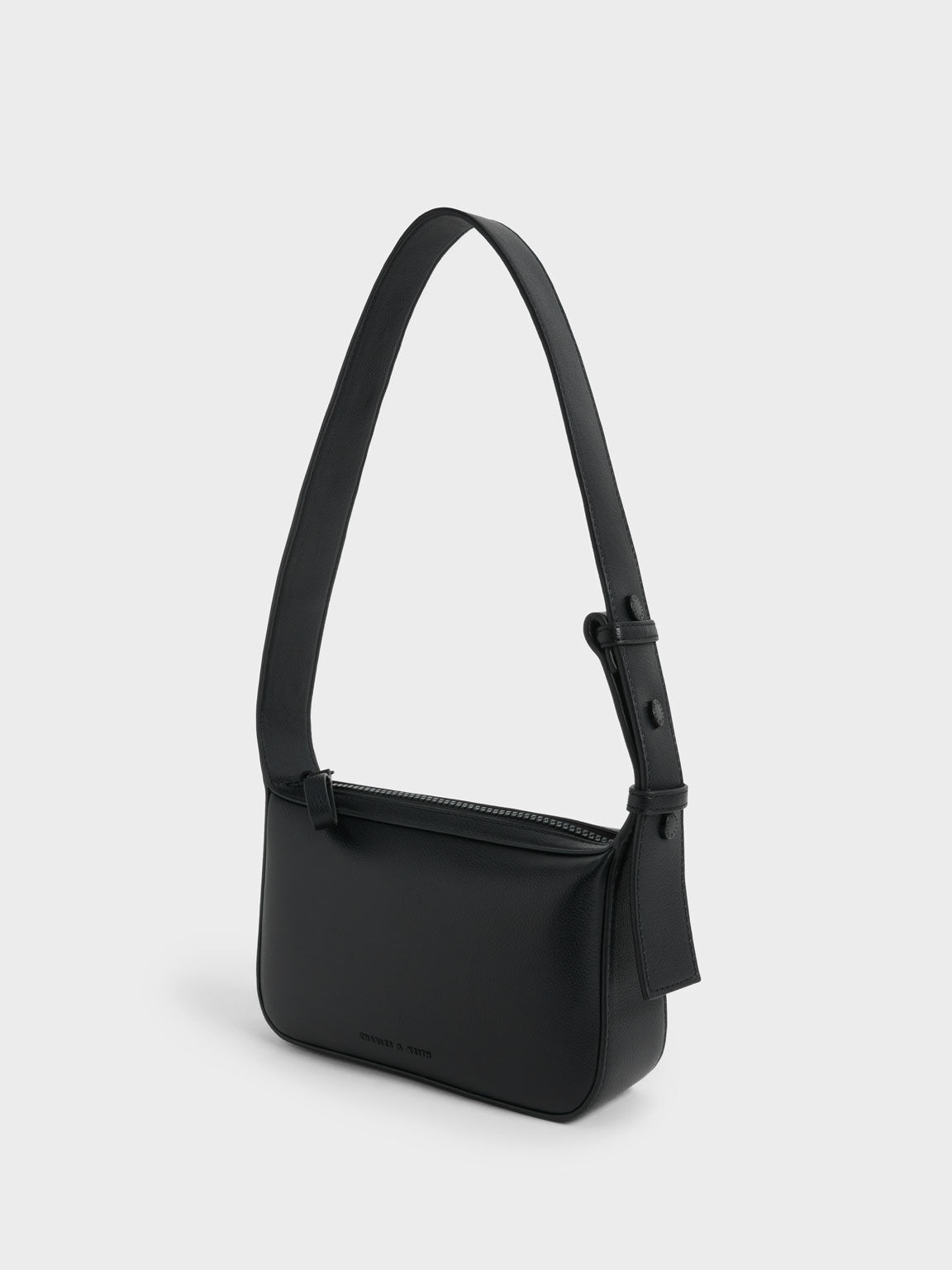 Boxy Shoulder Bag, Black, hi-res