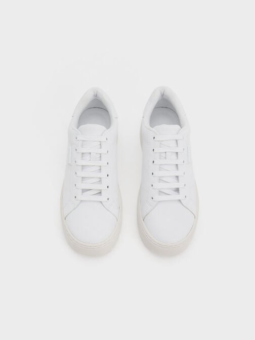 حذاء رياضي برباط, أبيض, hi-res