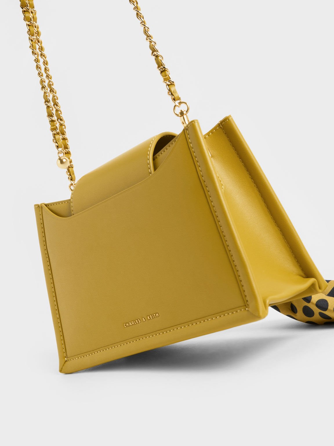 Charles and keith mustard bag shop