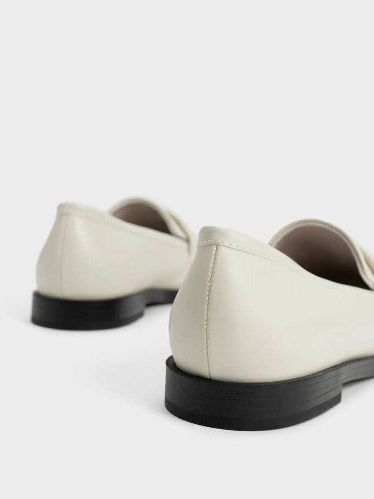 حذاء لوفر مع مقدمة مربعة, رمادي, hi-res