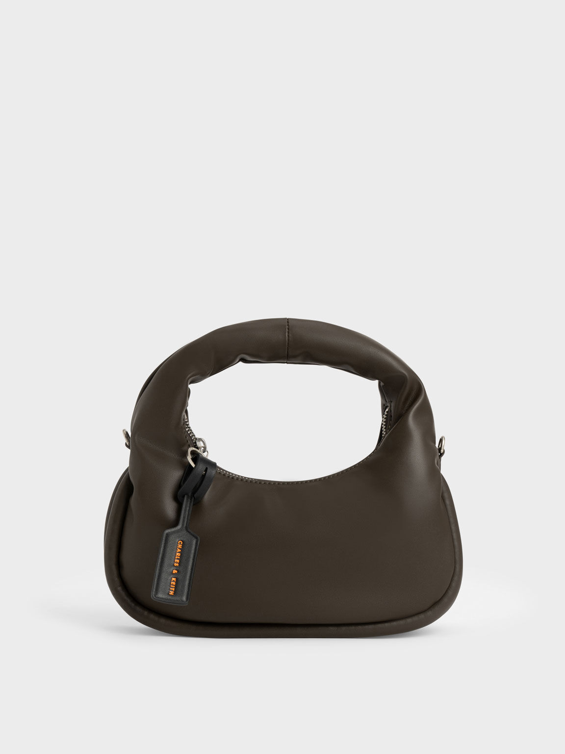 حقيبة ياما هوبو بالتصميم الهلالي, بني غامق, hi-res