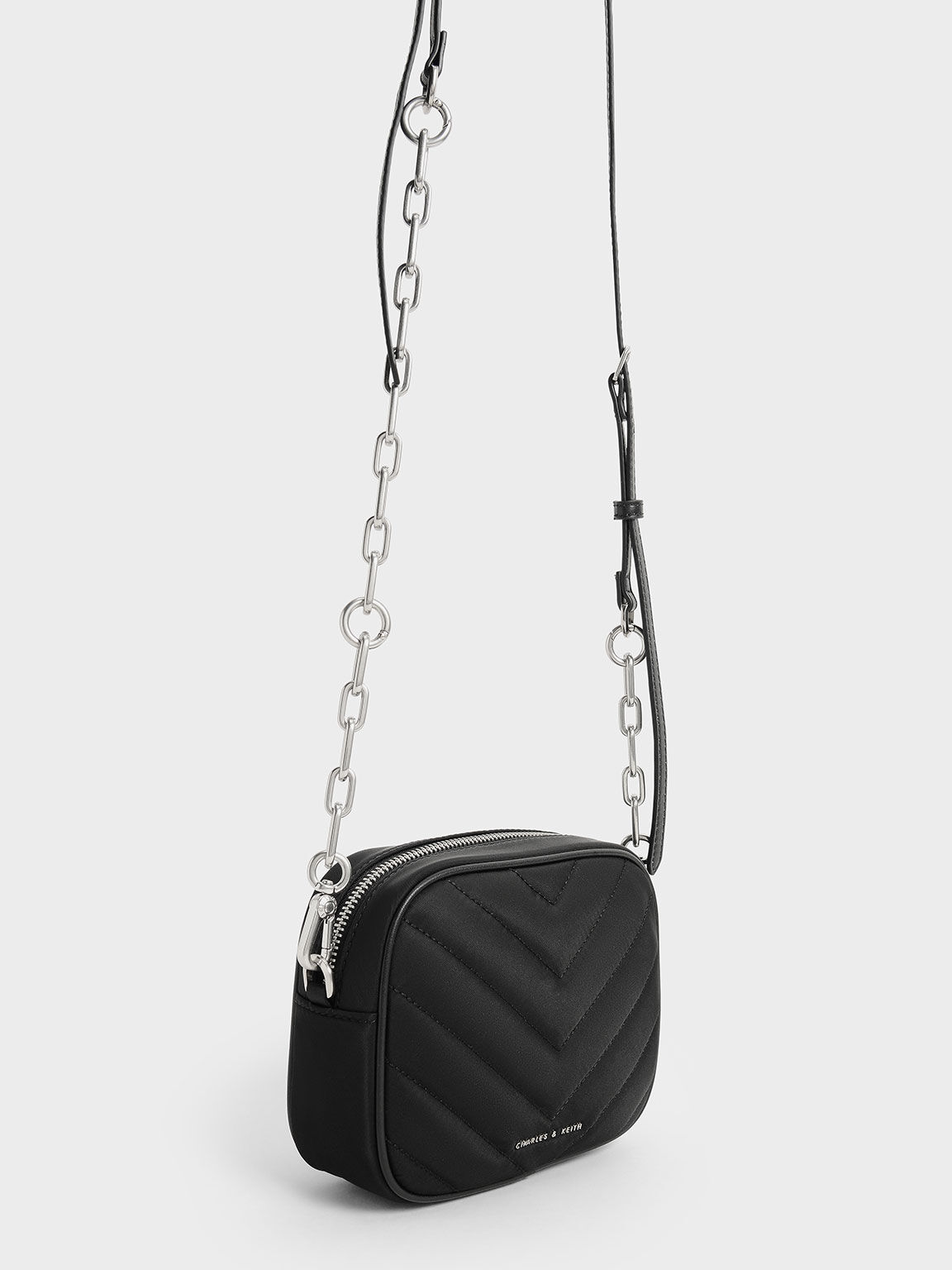 Black The Anniversary Series: Sonia Recycled Nylon Boxy Bag - CHARLES &  KEITH SA