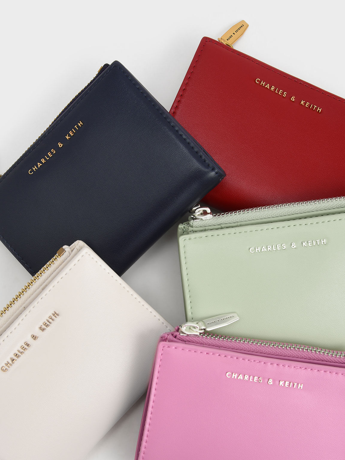 Red Top Zip Mini Wallet CHARLES KEITH SA