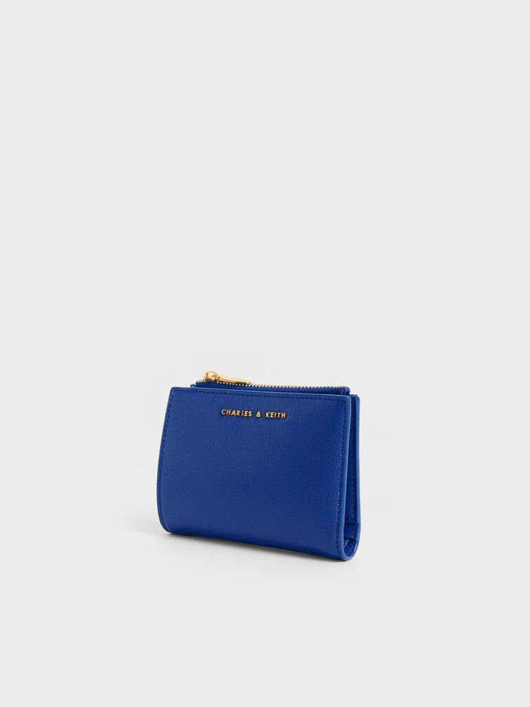 Harmonee Top Zip Small Wallet, Cerulean, hi-res