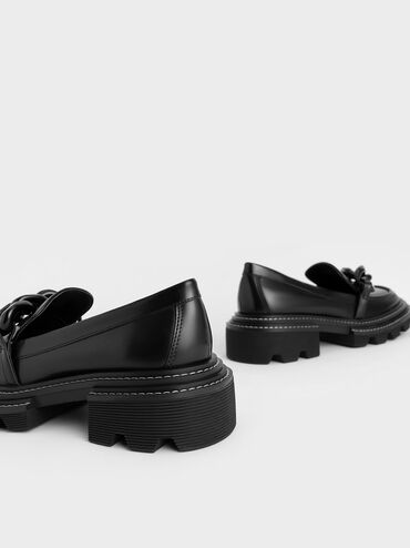 حذاء لوفر من مجموعة برلين, أسود, hi-res
