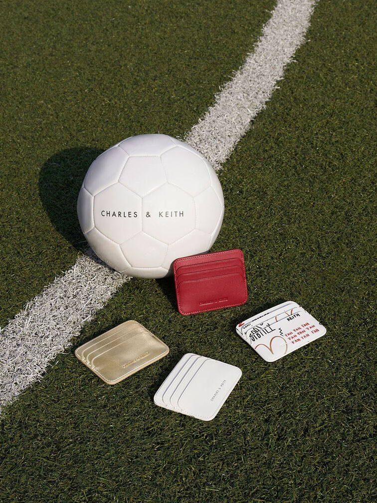 Multi-Slot Card Holder, Red, hi-res
