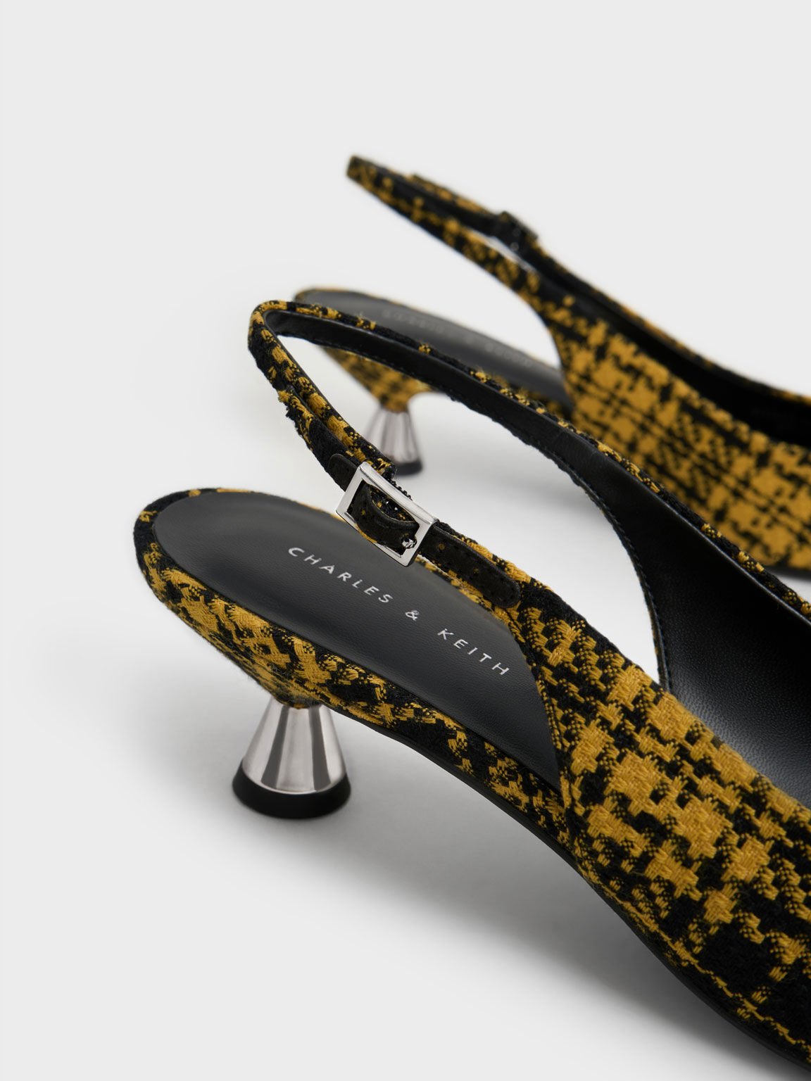 Charles and keith yellow shoes store