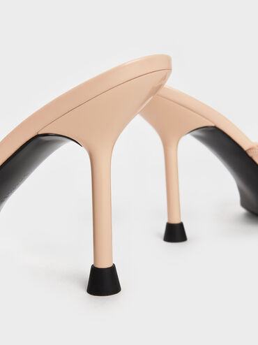 Patent T-Strap Pointed-Toe Pumps, Blush, hi-res