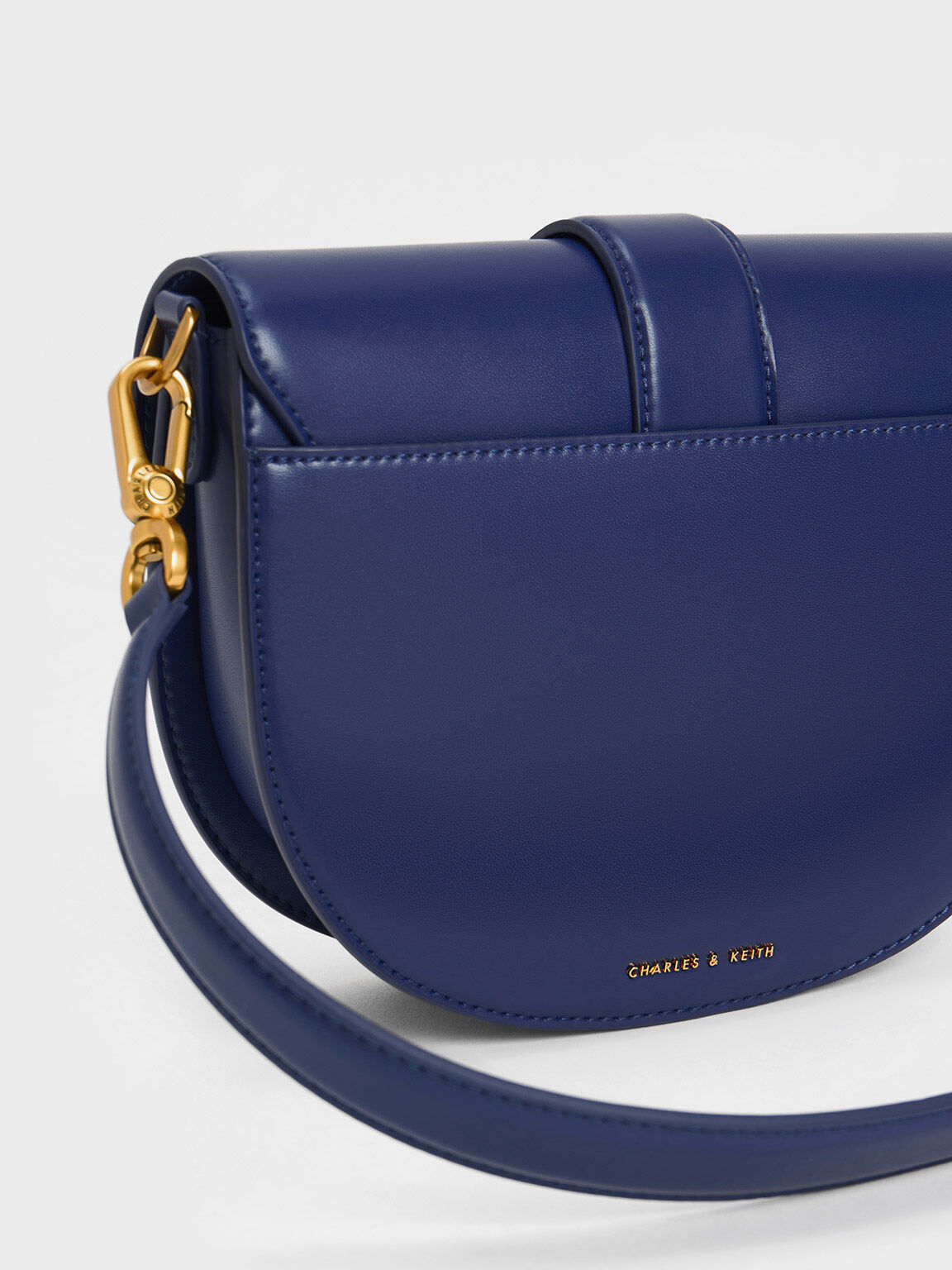 Navy Gabine Saddle Bag CHARLES KEITH SA
