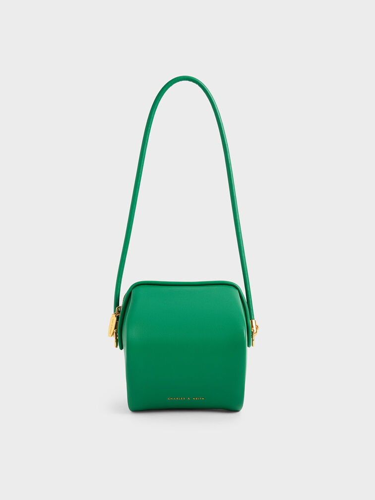 Ridley Chain-Link Boxy Bag, Green, hi-res