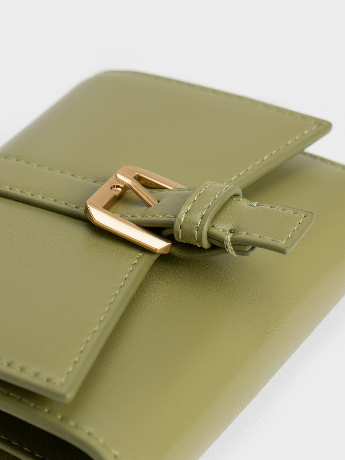 Annelise Belted Wallet, Pistachio, hi-res