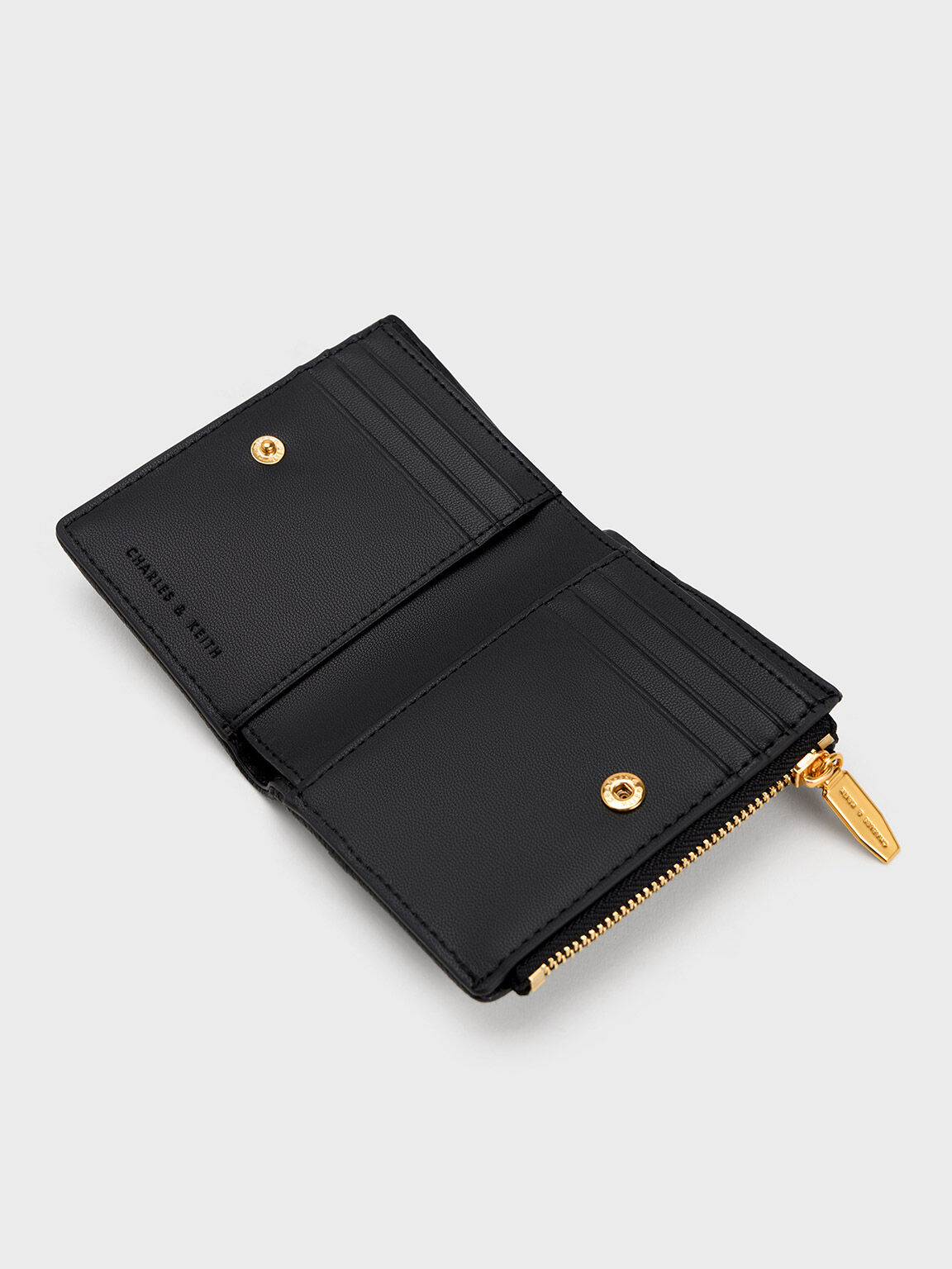 Cayce Short Wallet, Black, hi-res