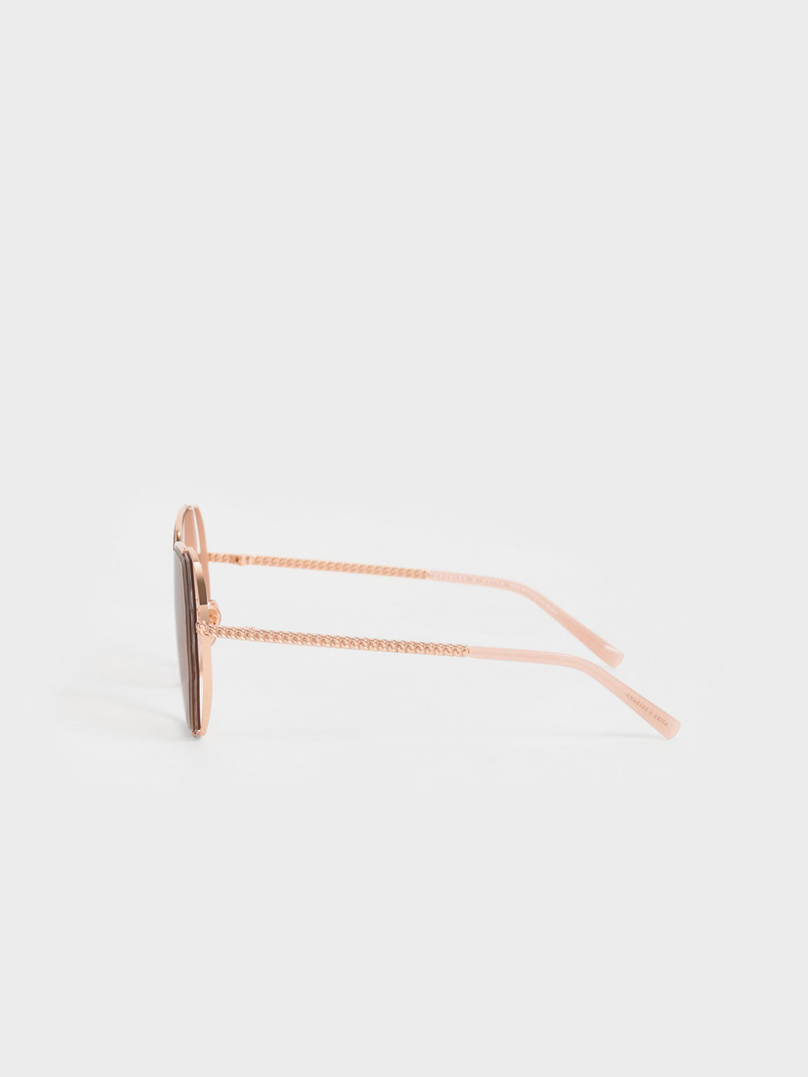 Cut-Out Braided Butterfly Sunglasses, Pink, hi-res