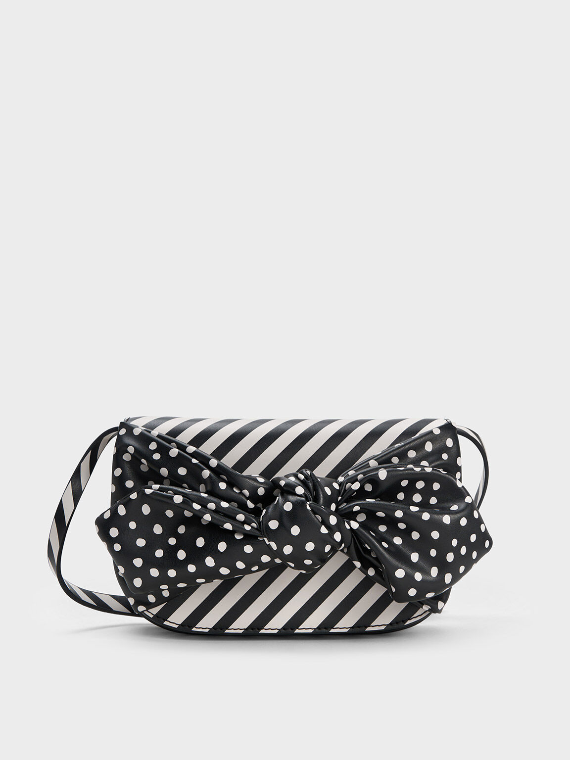 حقيبة Crossbody المطبوعة القوس, متعدد, hi-res