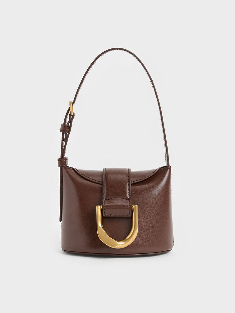 Gabine Bucket Bag, Chocolate, hi-res