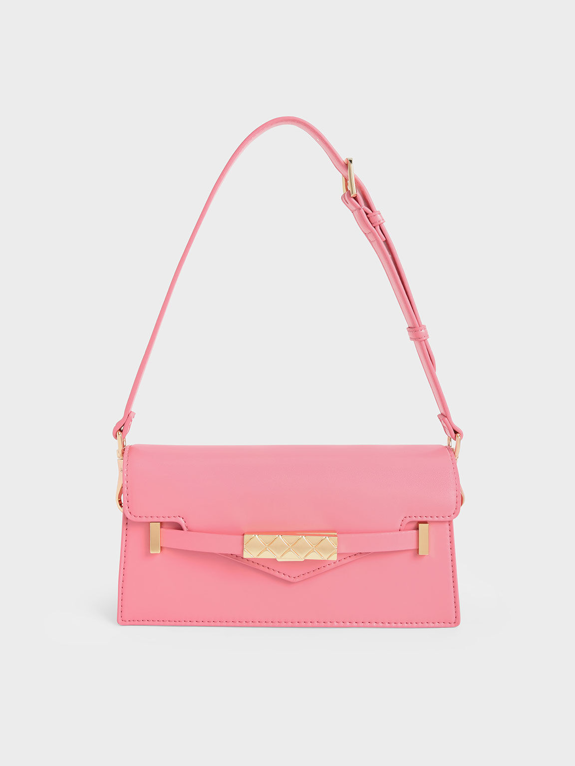 Pink Mini Sabrina Envelope Shoulder Bag CHARLES KEITH SA
