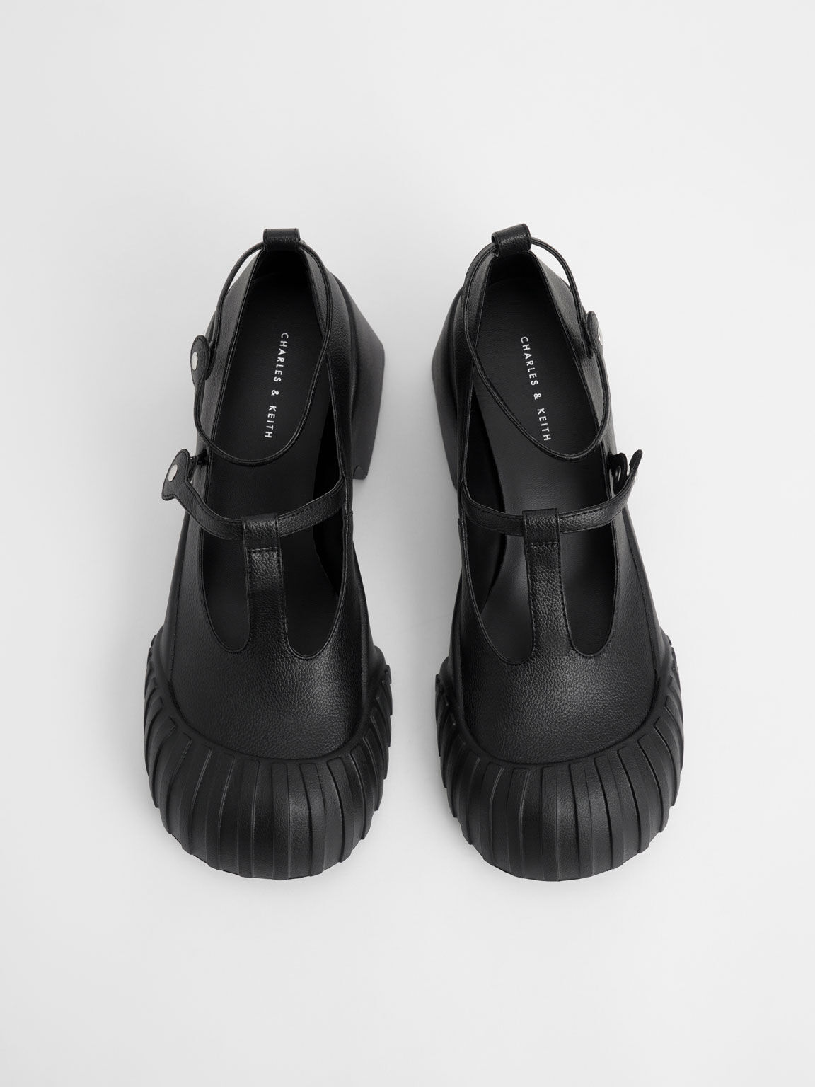 Adrian Chunky Sole Mary Janes, Black, hi-res