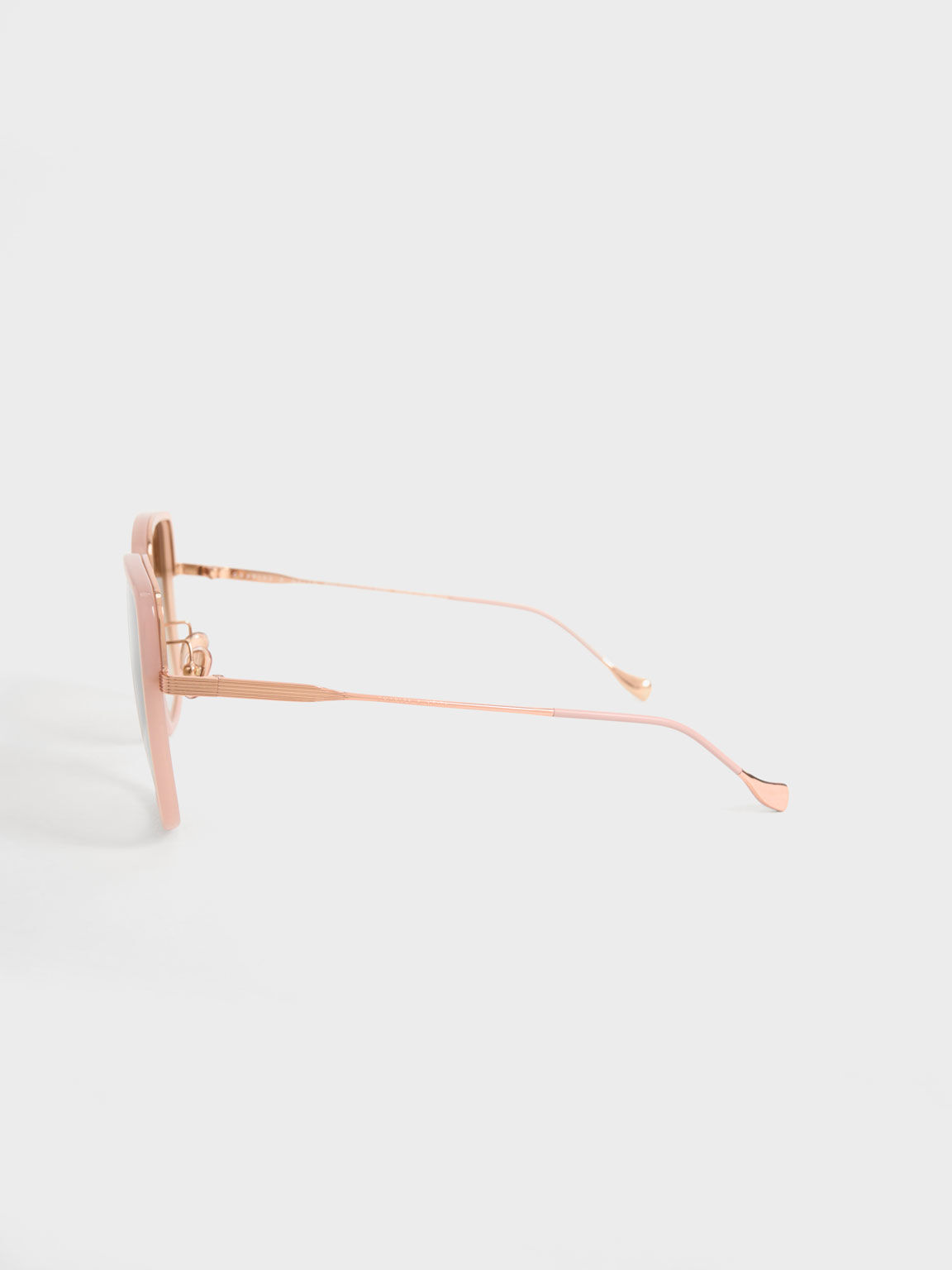 Recycled Acetate Oversized Square Sunglasses, Pink, hi-res