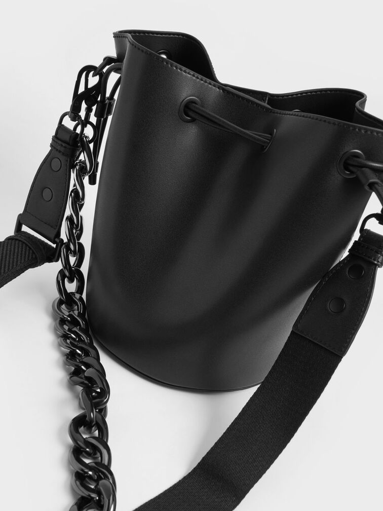 Lana Bucket Bag, Black, hi-res