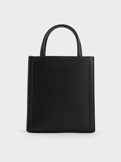 حقيبة حمل بمقبض مزدوج, أسود, hi-res