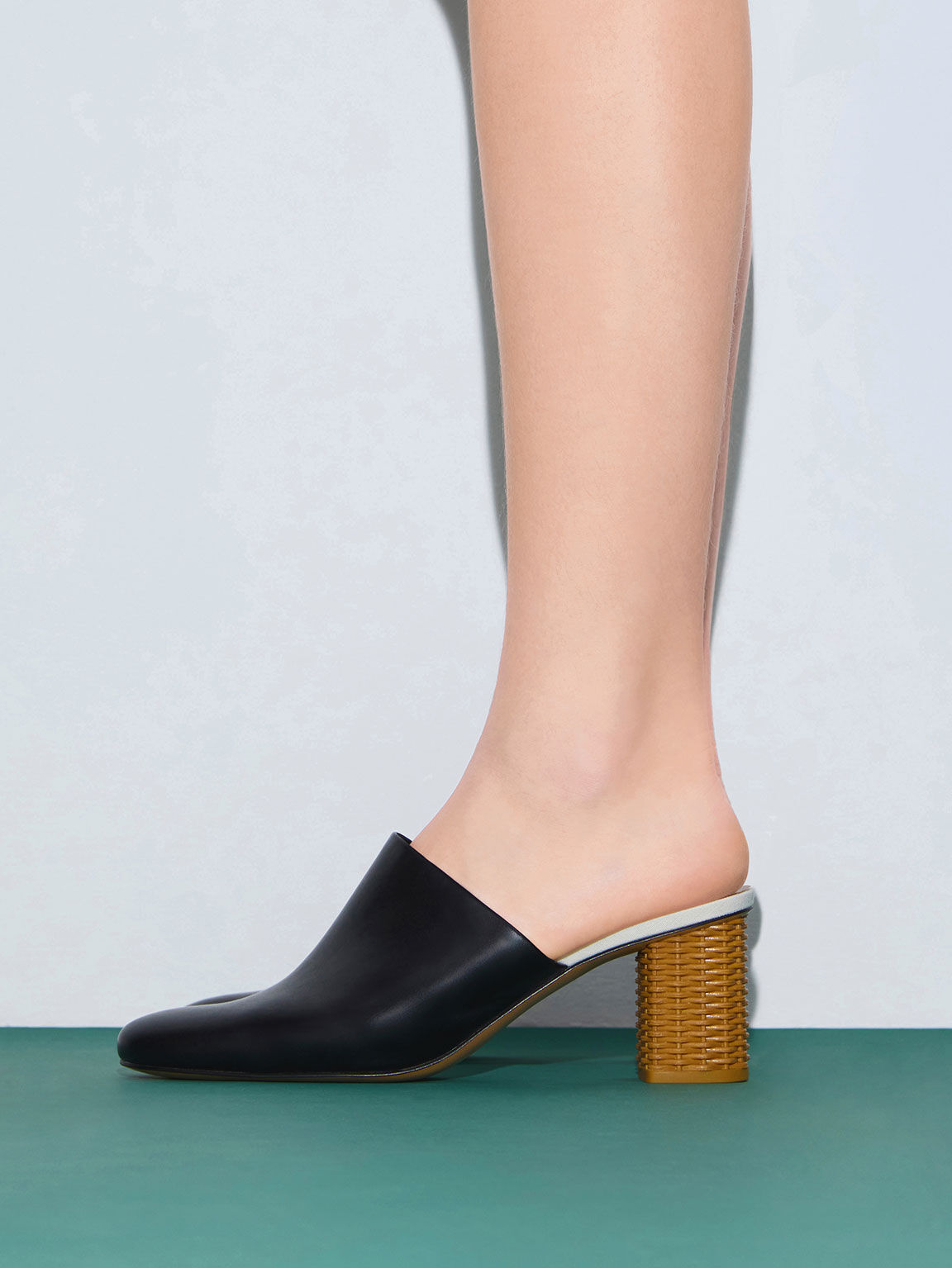 Ladies block heel mules new arrivals