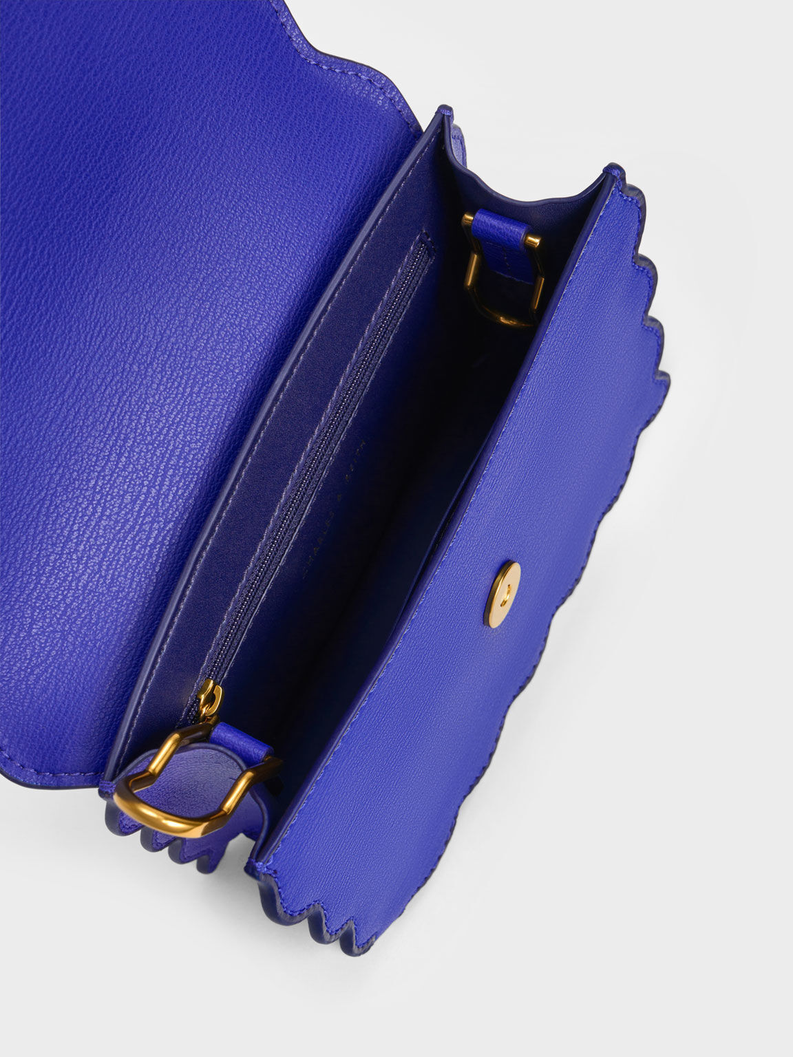 Charles and keith scallop bag on sale