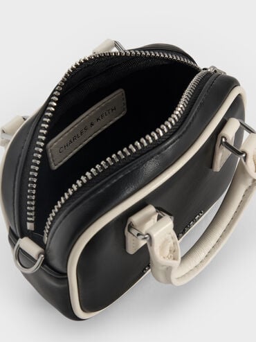 Sianna Two-Tone Bowling-Bag Charm, Multi, hi-res