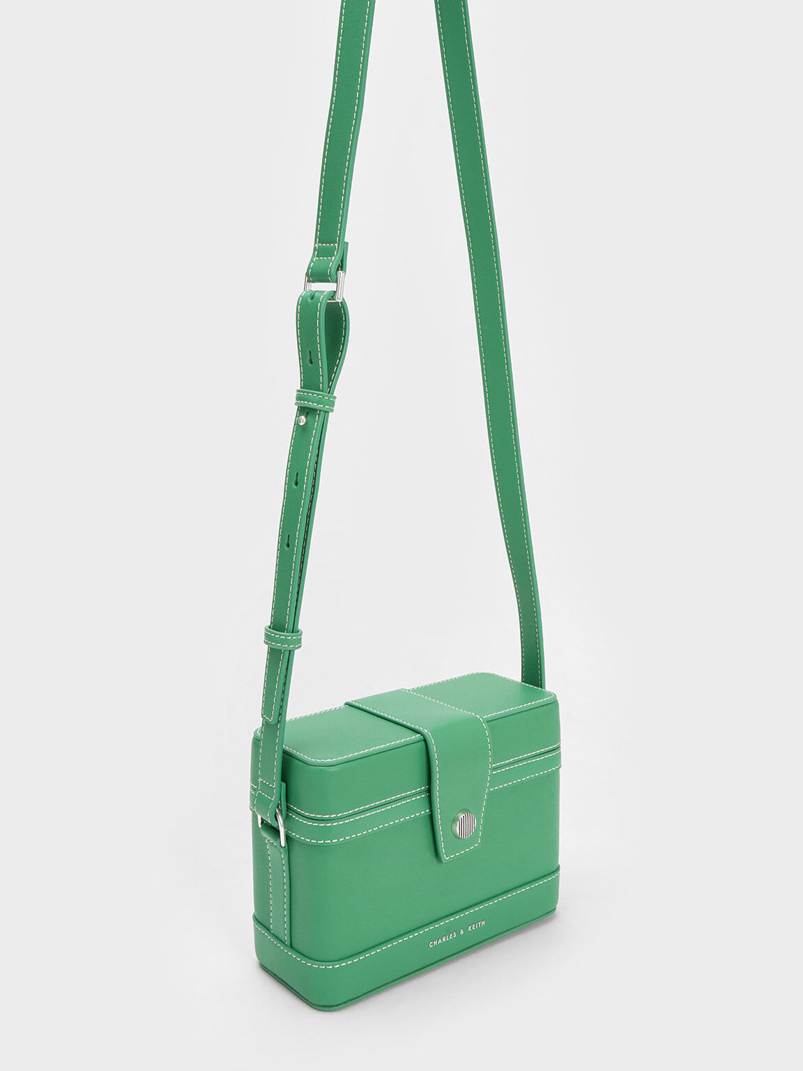 Bronte Boxy Crossbody Bag, Green, hi-res