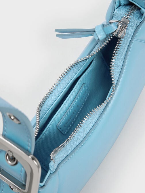 حقيبة الكتف المنحنية بترا, أزرق, hi-res