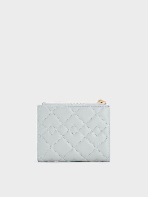 Duo Quilted Small Wallet, Sea Salt Blue, hi-res