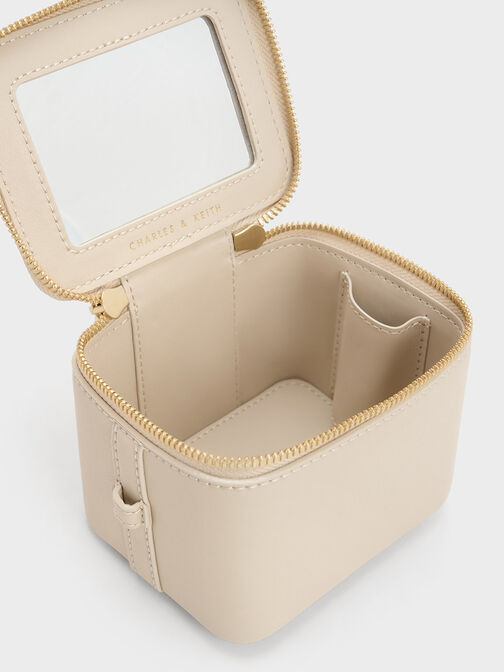 Gaia Boxy Top Handle Bag, Beige, hi-res