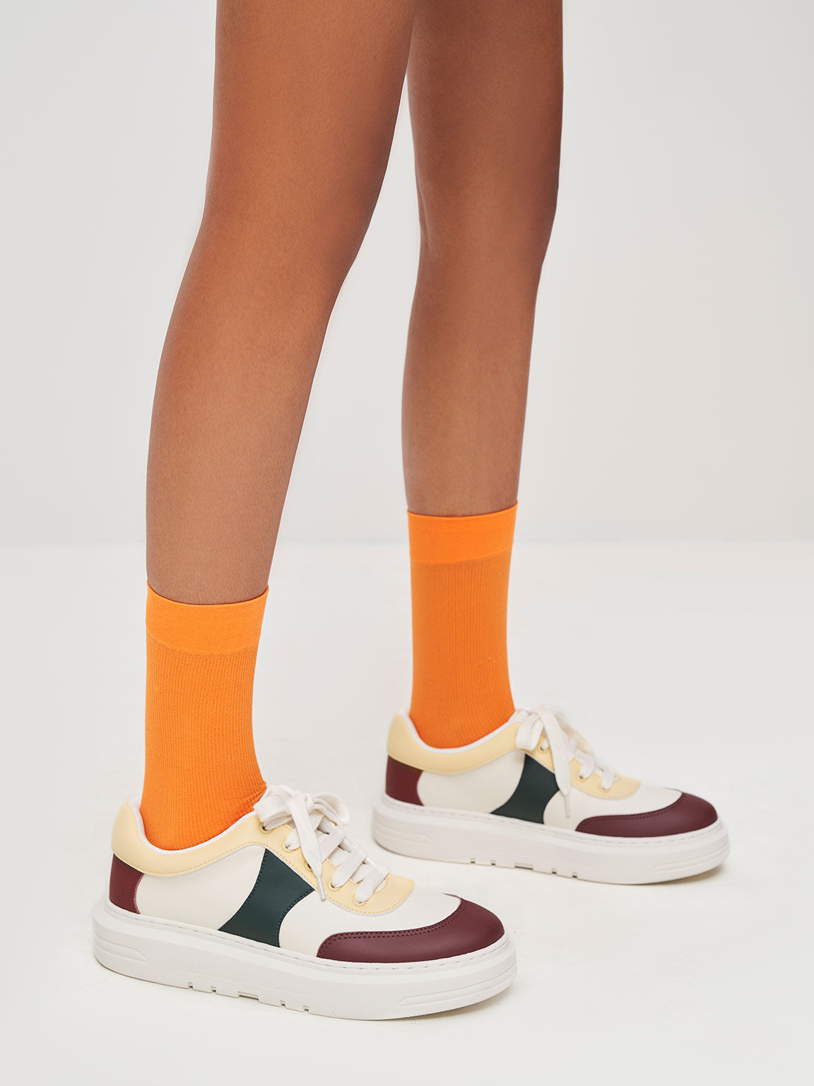 حذاء رياضي متعدد الألوان, أصفر, hi-res